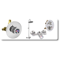 Armatura czasowa - woda zimna i gorąca