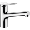 HANSGROHE Zesis M33 Jednouchwytowa bateria kuchenna 150, wyciągana wylewka, 2jet - 74800000