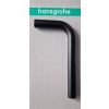 HANSGROHE Aquno Select Wylewka 94098670 [expo] - do baterii sztorcowych czarny mat