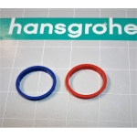 HANSGROHE Zestaw kolorowych pierścieni 96319000- z oznaczeniami ciepła/zimna woda