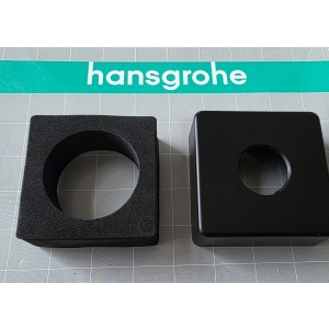 HANSGROHE AXOR Uno/Vernis Shape Rozeta ścienna S kwadratowa 93879670 - do baterii wannowych i prysznicowych