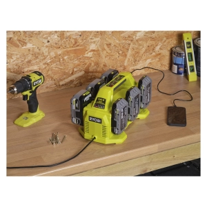 RYOBI Ryobi ONE+ Ładowarka wielofunkcyjna + akumulatory 4 el. 18 V