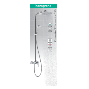 HANSGROHE Crometta E 240 Kolumna prysznicowa mieszaczowa 27284000