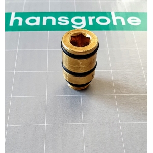 HANSGROHE Nypel łączący rurę pionową fi 22 mm z baterią
