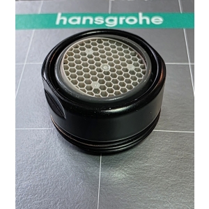 HANSGROHE Perlator M24x1 5 l/min (1 szt) Honeycomb rotacyjny 93834670 - do armatury umywalkowej - czarny mat