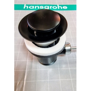 HANSGROHE Automatyczny komplet odpływowy 94139670 - czarny mat