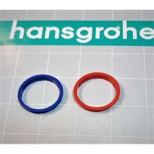 HANSGROHE Zestaw kolorowych pierścieni 96319000- z oznaczeniami ciepła/zimna woda