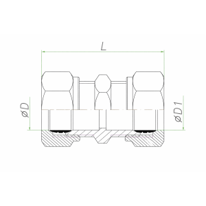 INSTART Złączka zaciskowa dwustronna