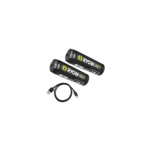 RYOBI Akumulatory 2 szt. 4 V 3,0 Ah USB Lithium
