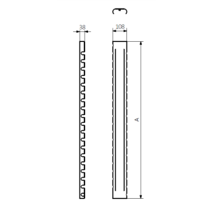 TERMA Maskownica grzejnika Michelle