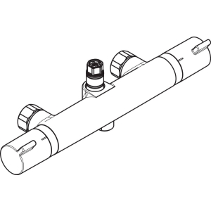 HANSGROHE Ecostat Kompletna bateria prysznicowa 92147000 - do kompletów prysznicowych