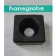 HANSGROHE AXOR Uno/Vernis Shape Rozeta ścienna S kwadratowa 93879670 - do baterii wannowych i prysznicowych