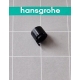 HANSGROHE Przycisk 92848670 czarny - do uchwytu baterii termostatowej Ecostat, Ecostat Comfort, Croma Select S, Raindance Select S