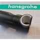 HANSGROHE Uchwyt Suwak 93517670 czarny mat expo - do drążków prysznicowych 22 mm