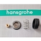 HANSGROHE Aquno Select Pokrywa + sprężyna z tuleją 93782000 - do baterii kuchennej czarny mat