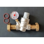 CLF Reduktor ciśnienia wody 3/4" - z manometrem i śrubunkami